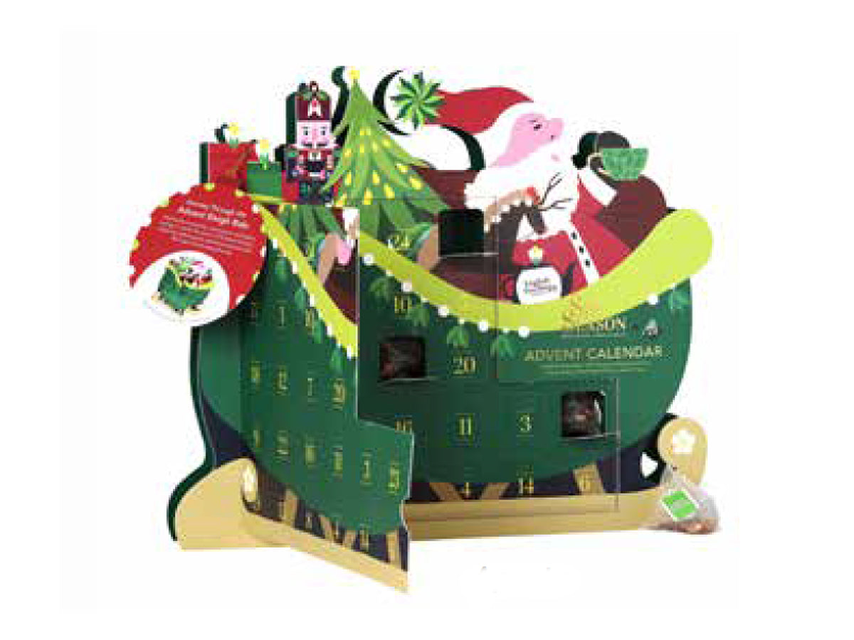 CALENDARIO DELL' AVVENTO - SLITTA - ENGLISH TEA SHOP