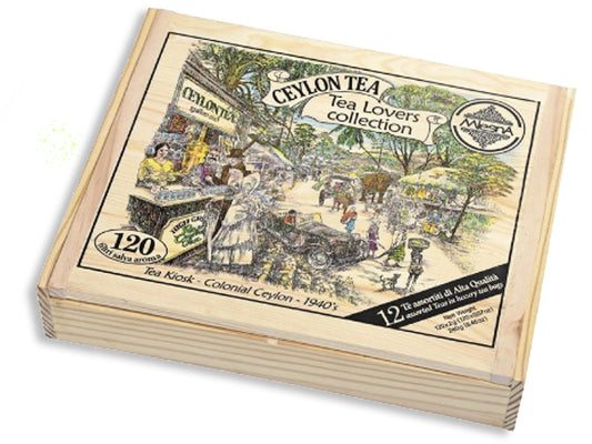 COFANETTO IN LEGNO - CEYLON TEA LOVERS COLLECTION - MLESNA