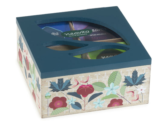 COFANETTO IN LEGNO AZZURRO 20 FILTRI BIO - NEAVITA