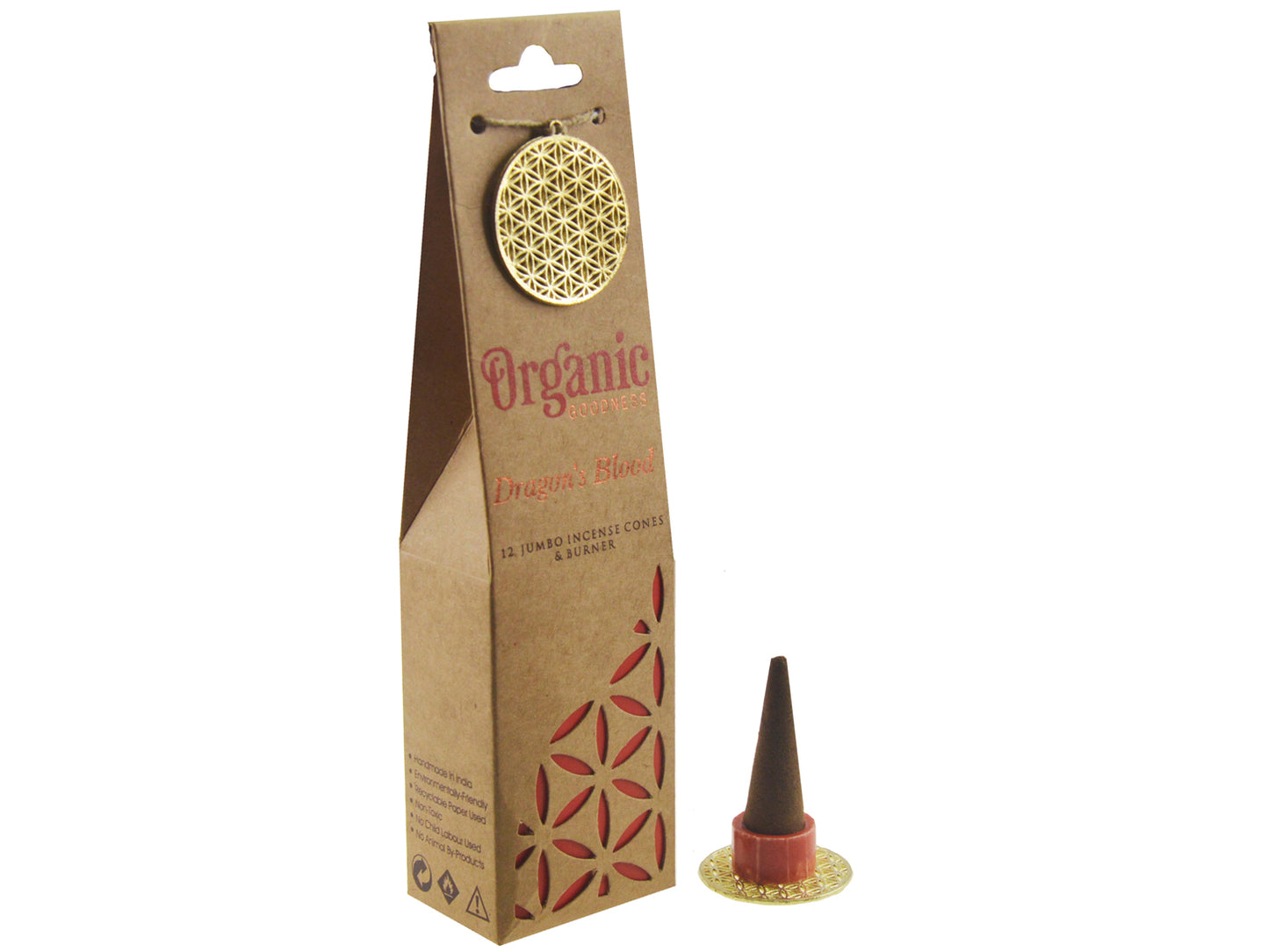 DRAGON'S BLOOD - CONI DI INCENSO - ORGANIC GOODNESS