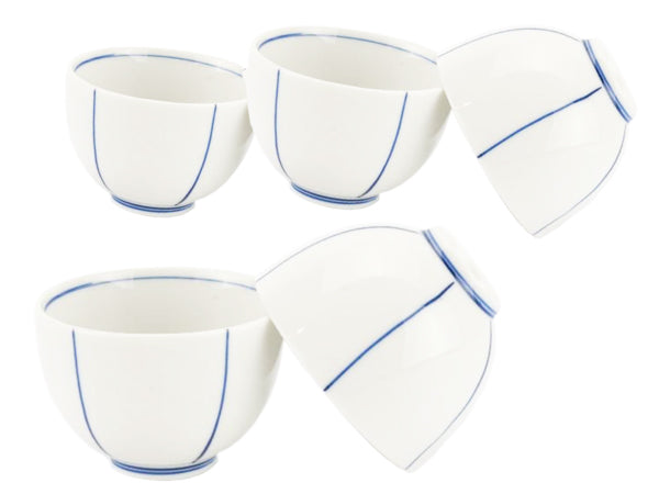SET DI TAZZE GIAPPONESI SENCHA BLUE LINE - HASAMI