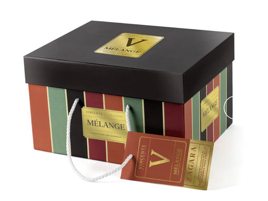 PANETTONE + MARMELLATA - ZAGARA - VINCENTE - INCARTO MELANGE