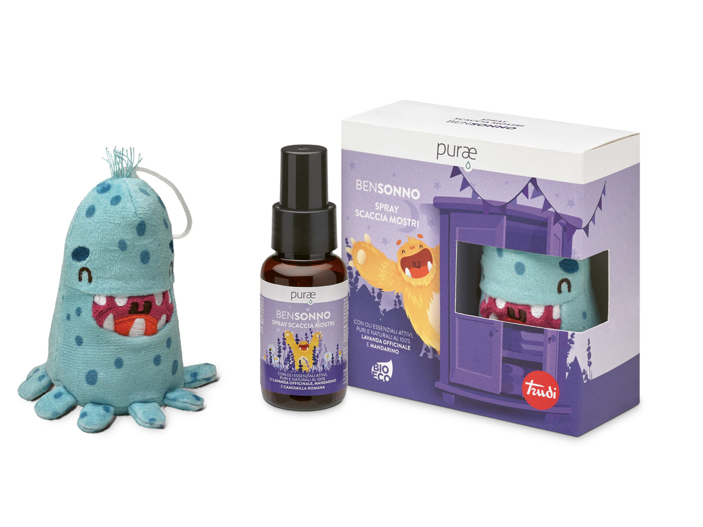 SCACCIAMOSTRI SPRAY PER BIMBI BENSONNO - TURCHESE - PURAE