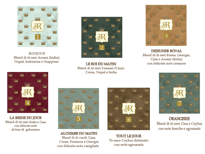 COLAZIONE A CORTE - COFANETTO - LA REGGIA DEL TÈ