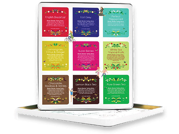 COFANETTO IN LATTA BIO "THE LUXURY TEA COLLECTION - UNION JACK" - ENGLISH TEA SHOP