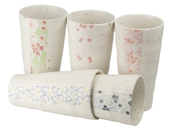 SET 5 BICCHIERI GIAPPONESI "IWATE"