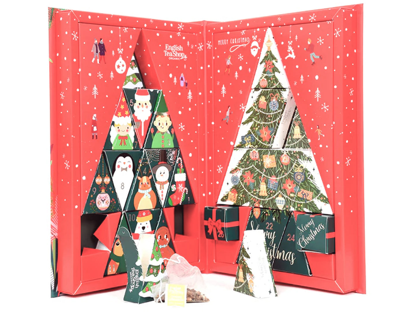 CALENDARIO DELL' AVVENTO - RED TEA BOOK - ENGLISH TEA SHOP