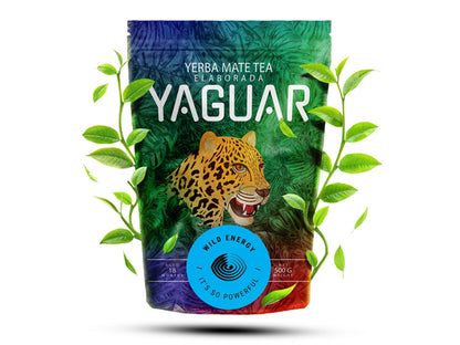 MATE PURO CON PALO 500GR - YAGUAR - WILD ENERGY