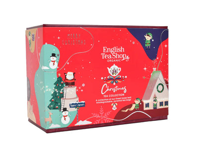 ECO BOX 12 PIRAMIDI BIO - X-MAS RED WONDERS - ENGLISH TEA SHOP