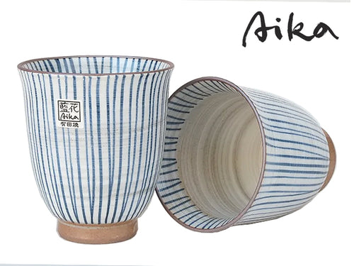 TAZZA GIAPPONESE BLUE LINES  - AIKA