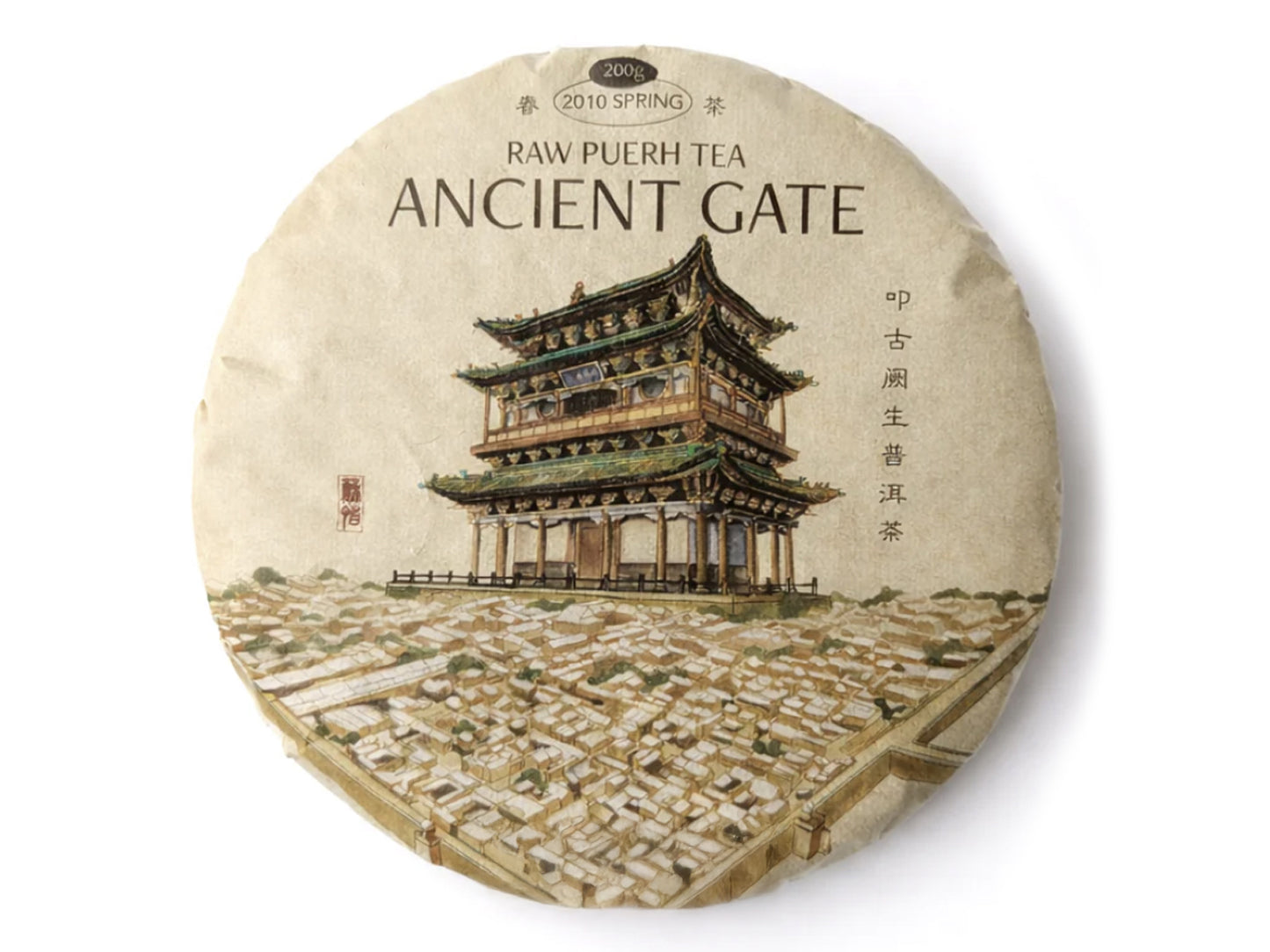 CINA - PU'ER BEENG-CHA - ANCIENT GATE (SHENG)