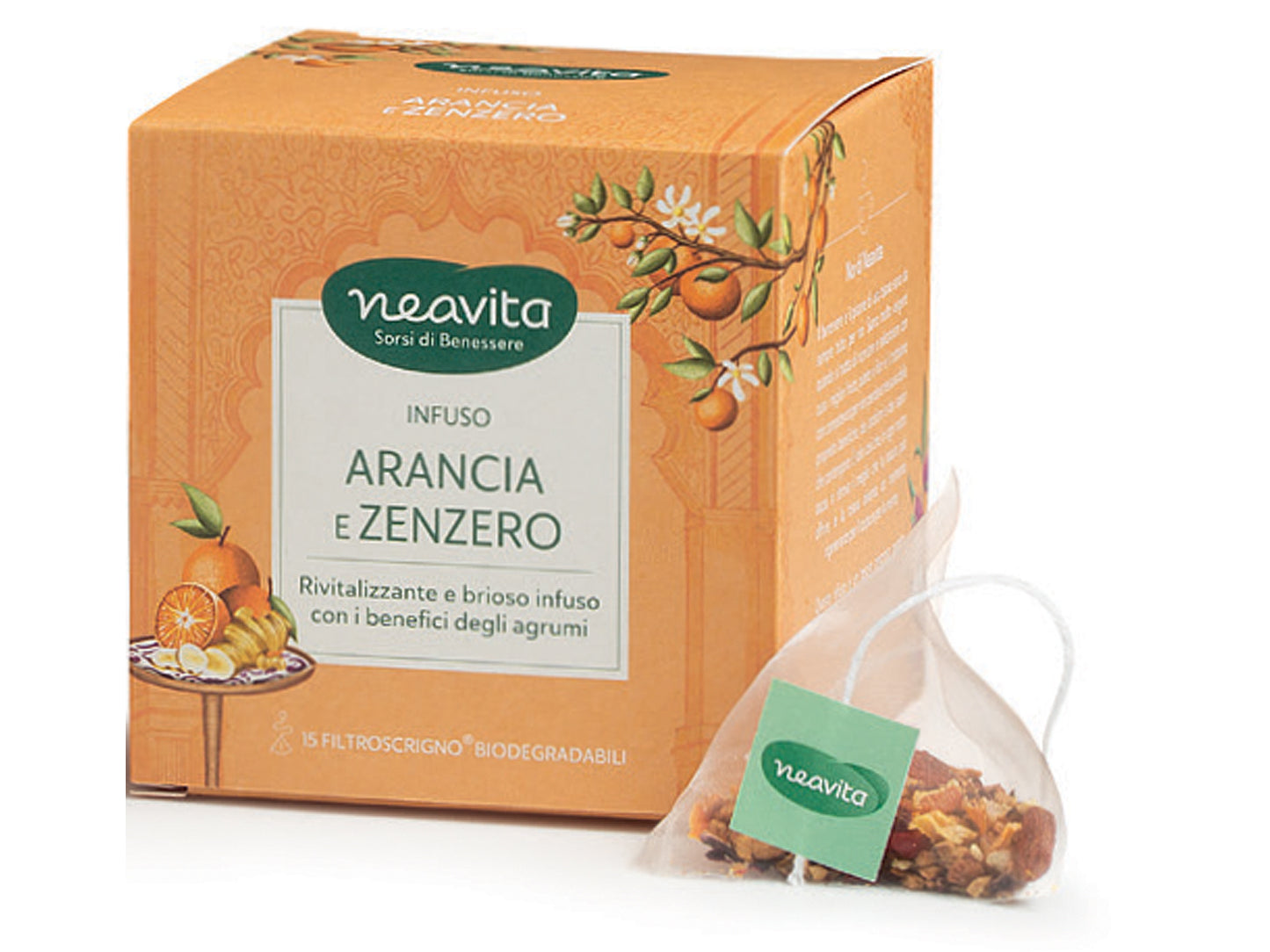 ARANCIA E ZENZERO - FILTRI PIRAMIDALI