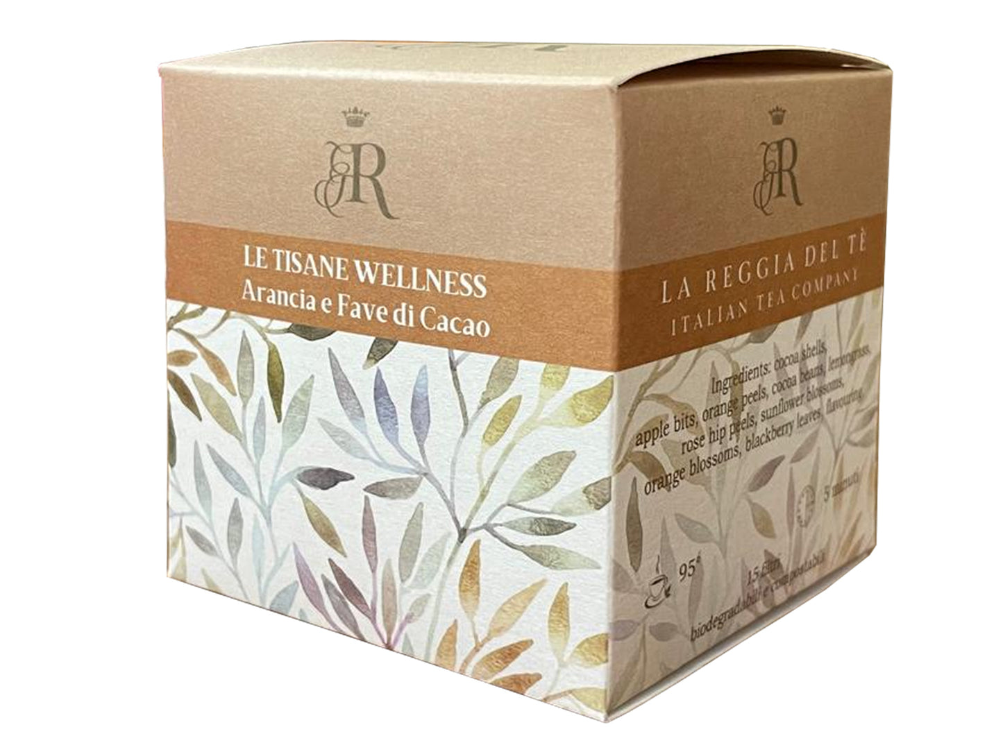 ARANCIA E FAVE DI CACAO - FILTRI PIRAMIDALI - LA REGGIA DEL TÈ