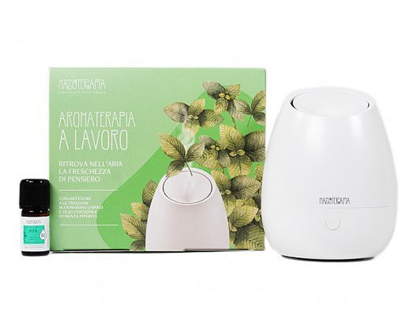 KIT - AROMATERAPIA A LAVORO - DIFFUSORE PIÙ OLI ESSENZIALI