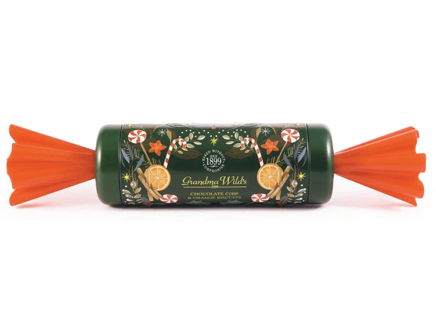 LATTA DI BISCOTTI SCOZZESI ARANCIO E CIOCCOLATO   - CARAMELLA - GRANDMA WILD'S