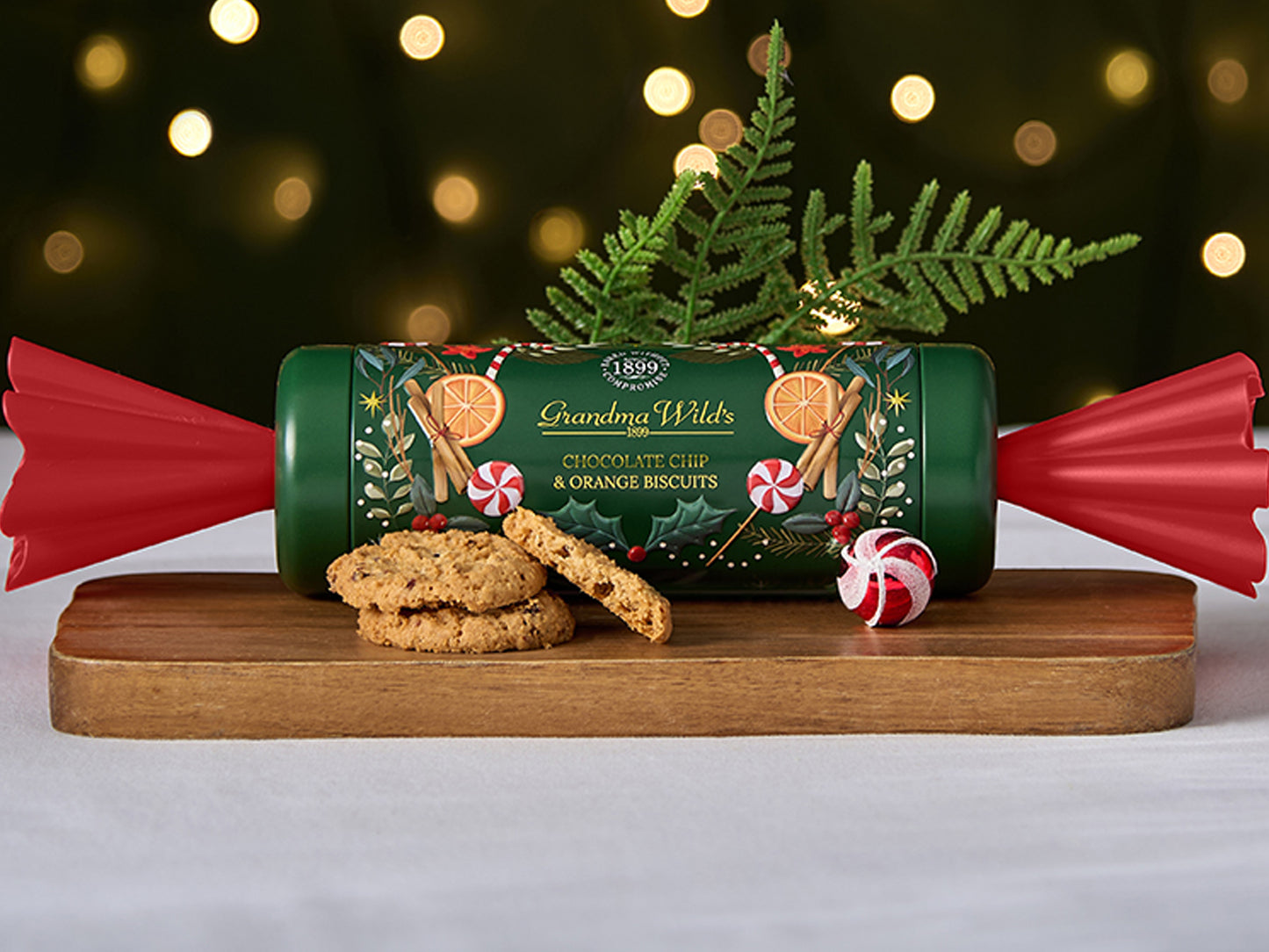 LATTA DI BISCOTTI SCOZZESI ARANCIO E CIOCCOLATO   - CARAMELLA - GRANDMA WILD'S