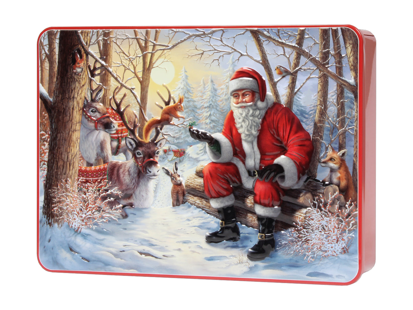 LATTA DI BISCOTTI INGLESI ASSORTITI - BABBO NEL BOSCO - BRAMBLE FOODS