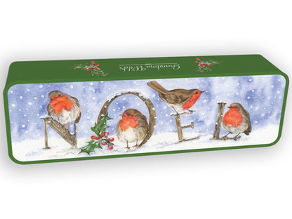 LATTA DI BISCOTTI SCOZZESI ALLA PANNA - PETTIROSSI - GRANDMA WILD'S