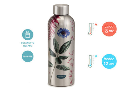 BOTTIGLIA TERMICA ACCIAIO - HERBARIUM - NEAVITA