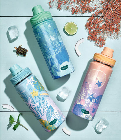 BOTTIGLIA TERMICA TARTARUGHE VERDE - TWICE - NEAVITA