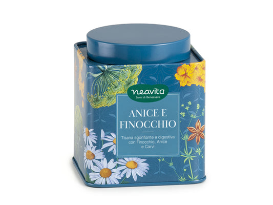 CADDY AZZURRO HERBARIUM - ANICE E FINOCCHIO - NEAVITA