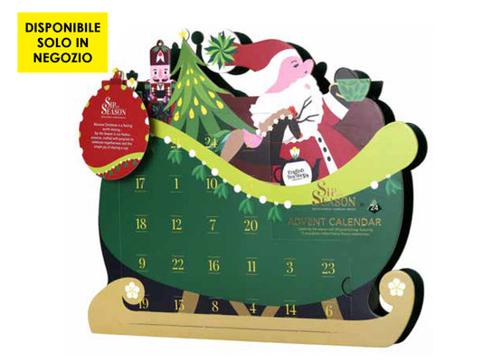 CALENDARIO DELL' AVVENTO - SLITTA - ENGLISH TEA SHOP