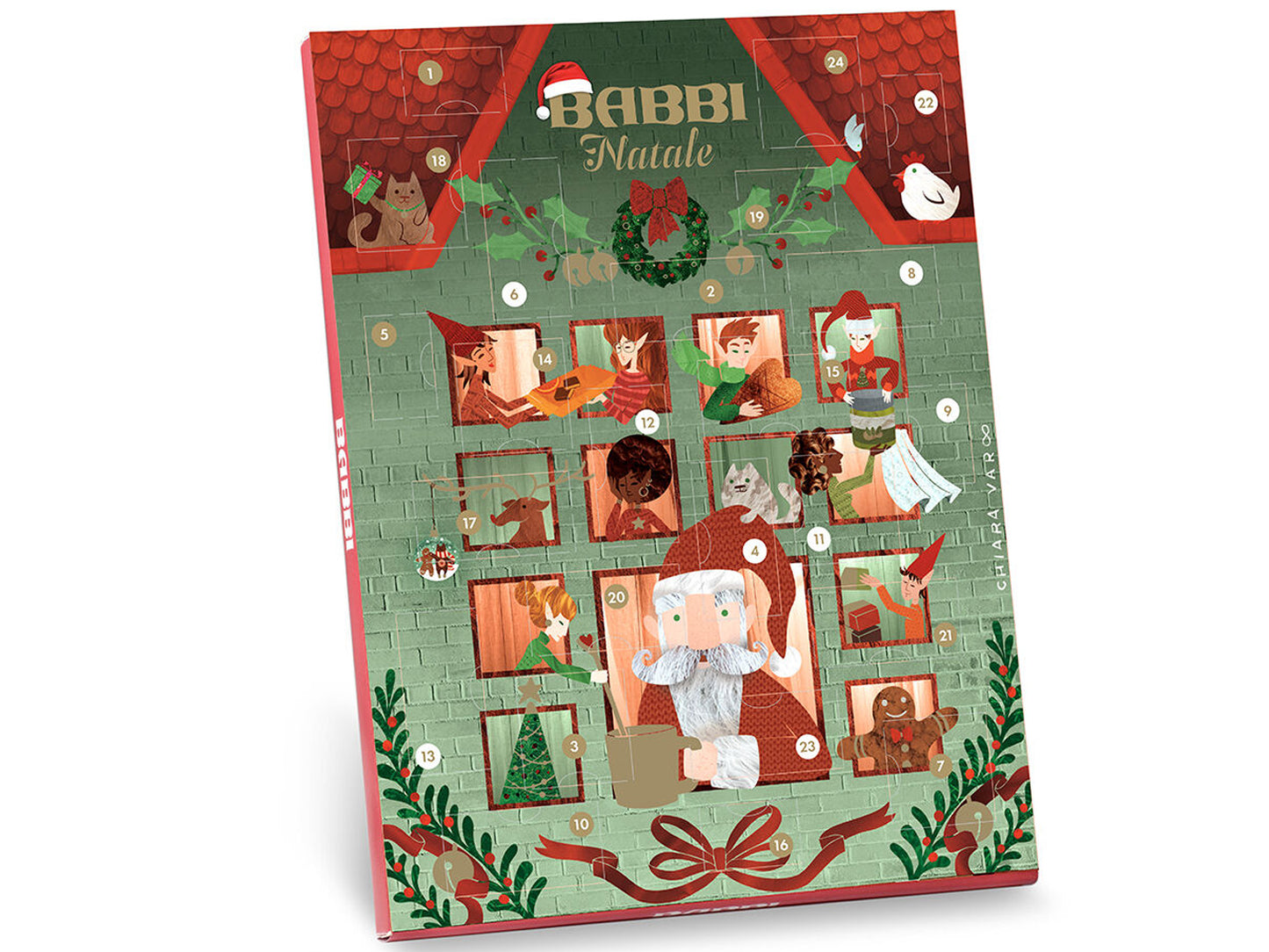 CALENDARIO DELL' AVVENTO CON WAFER - BABBI