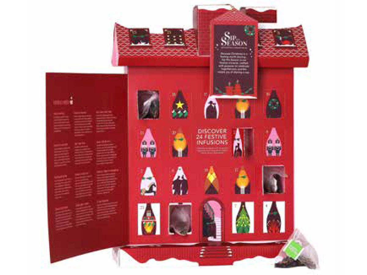 CALENDARIO DELL' AVVENTO - TOWNHOUSE - ENGLISH TEA SHOP