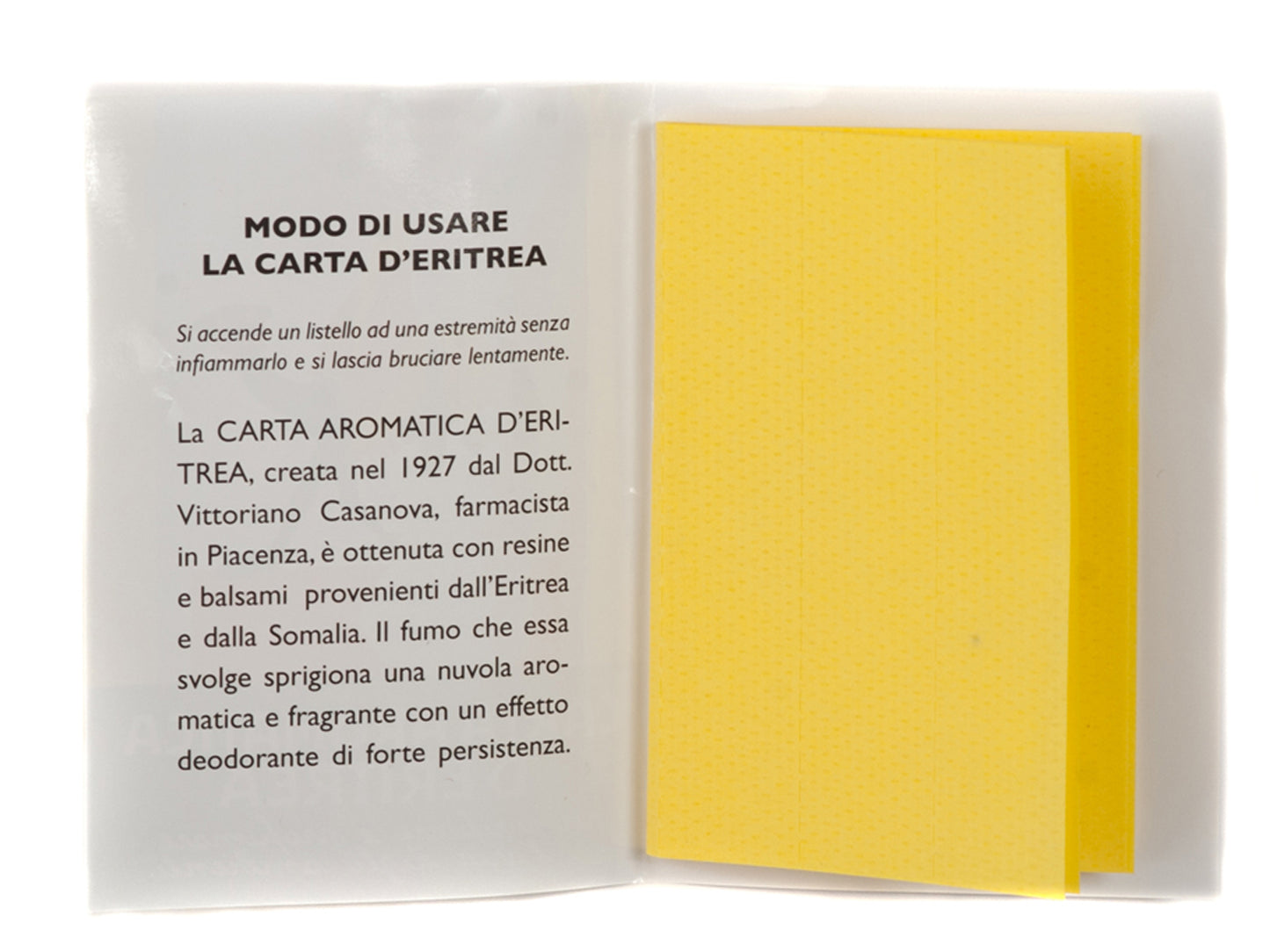 CARTA AROMATICA D'ERITREA ® - 24 LISTELLI