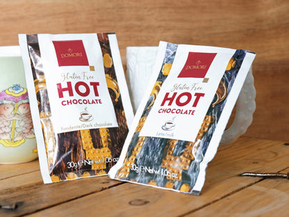 CIOCCOLATA IN TAZZA MONODOSE (3 BUSTE) - FONDENTE - DOMORI