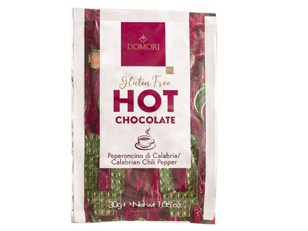 CIOCCOLATA IN TAZZA MONODOSE (3 BUSTE) - AL PEPERONCINO - DOMORI