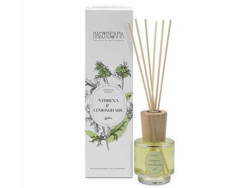 VERBENA E LEMONGRASS- DIFFUSORE PER AMBIENTI 100ML - NASOTERAPIA