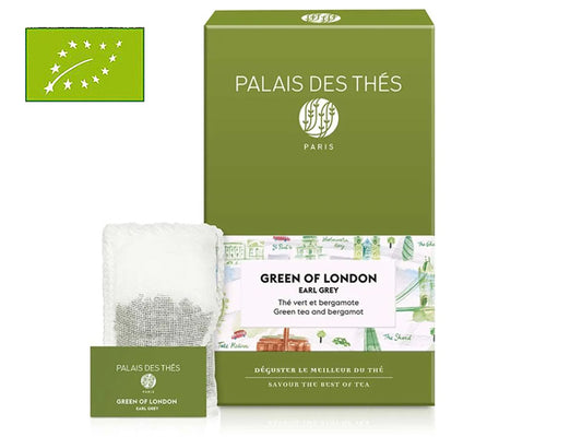 GREEN OF LONDON (earl grey) BIO - TÈ VERDE AROMATIZZATO
