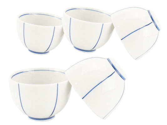 SET DI TAZZE GIAPPONESI  SENCHA BLUE LINE - HASAMI