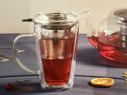 INFUSIERA IN VETRO - ESSENTIAL TEA - NEAVITA