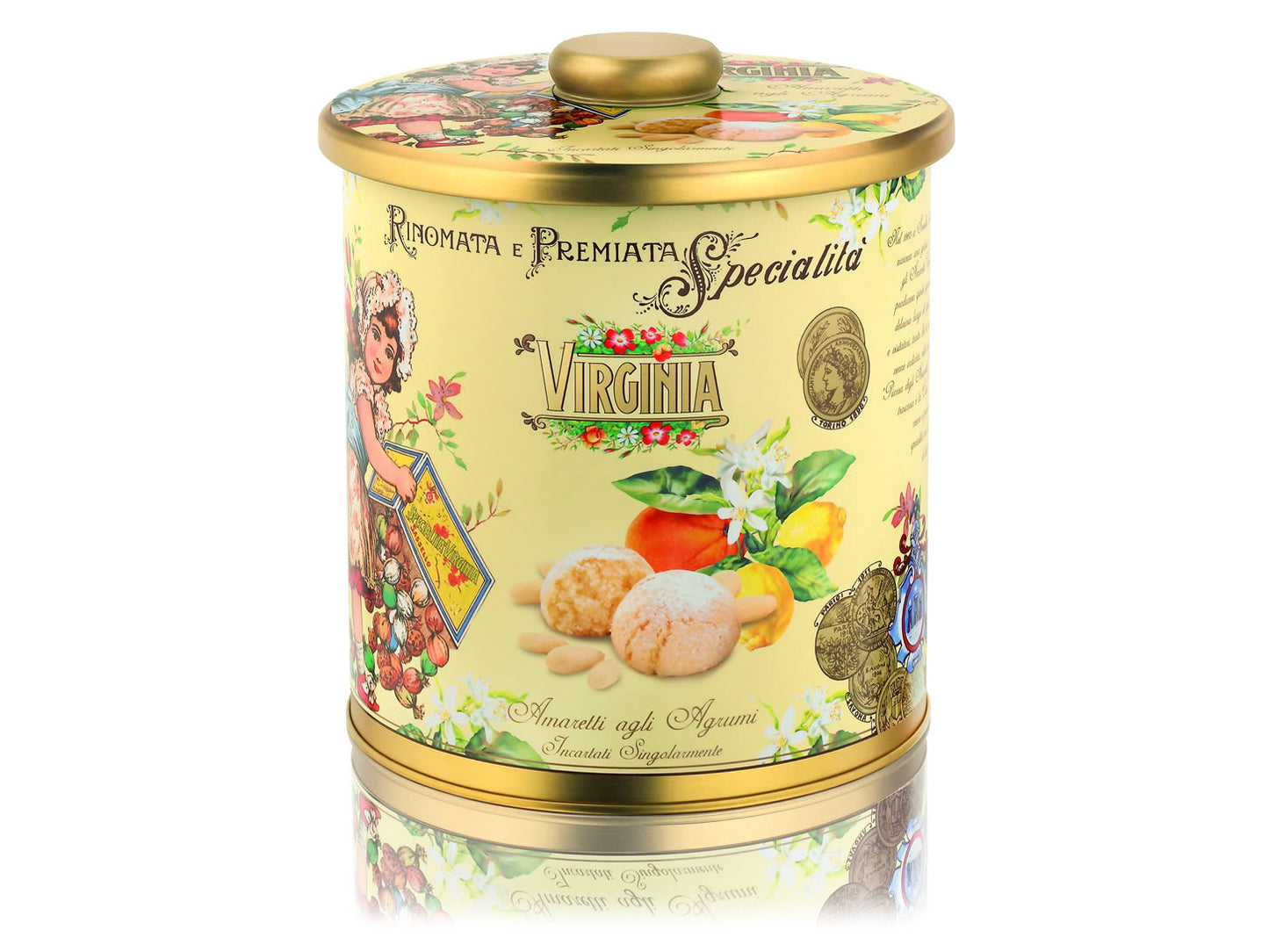 BISCOTTIERA CON AMARETTI AGLI AGRUMI - VIRGINIA