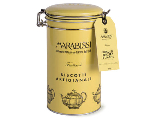 LATTINA DI BISCOTTI LIMONE E ZENZERO - MARABISSI