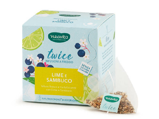 LIME E SAMBUCO COLD BREW - FILTRI PIRAMIDALI - NEAVITA