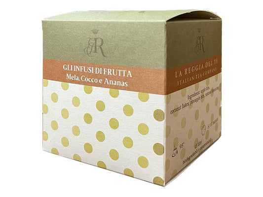 MELA COCCO E ANANAS - FILTRI PIRAMIDALI - LA REGGIA DEL TÈ