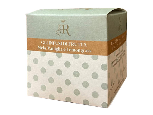 MELA VANIGLIA E LEMONGRASS - FILTRI PIRAMIDALI - LA REGGIA DEL TÈ