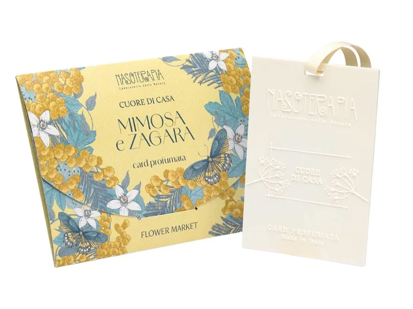 MIMOSA E ZAGARA - CARD PROFUMATA
