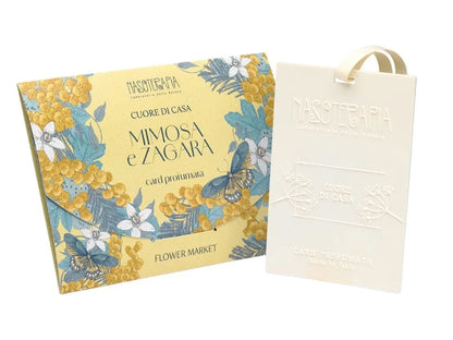 MIMOSA E ZAGARA - CARD PROFUMATA