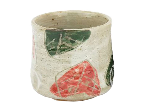 TAZZA GIAPPONESE  GREEN LEAF - MINO YAKI