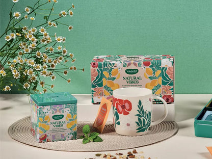 COFANETTO SQUARE TIN NATURAL VIBES - 15 FILTRI BIO - NEAVITA