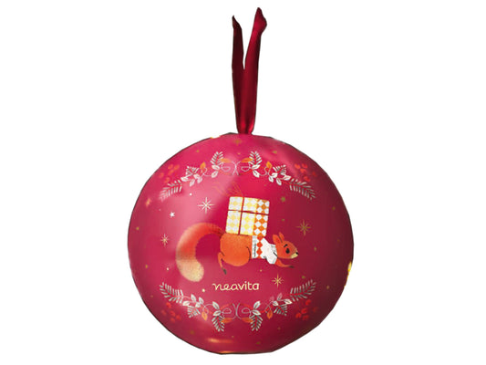 PALLA DI NATALE ROSSA - 8 PIRAMIDI - NEAVITA