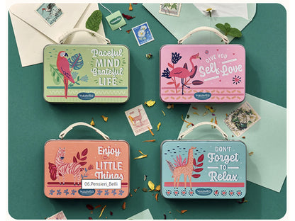 MINI VALIGETTA VERDE PENSIERI BELLI - 4 PIRAMIDI - NEAVITA