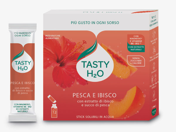 PESCA E IBISCO - TASTY H20 - NEAVITA