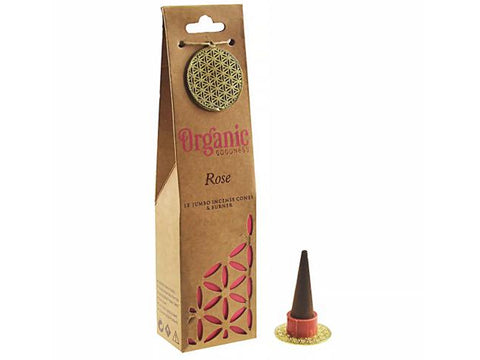 ROSE - CONI DI INCENSO - ORGANIC GOODNESS