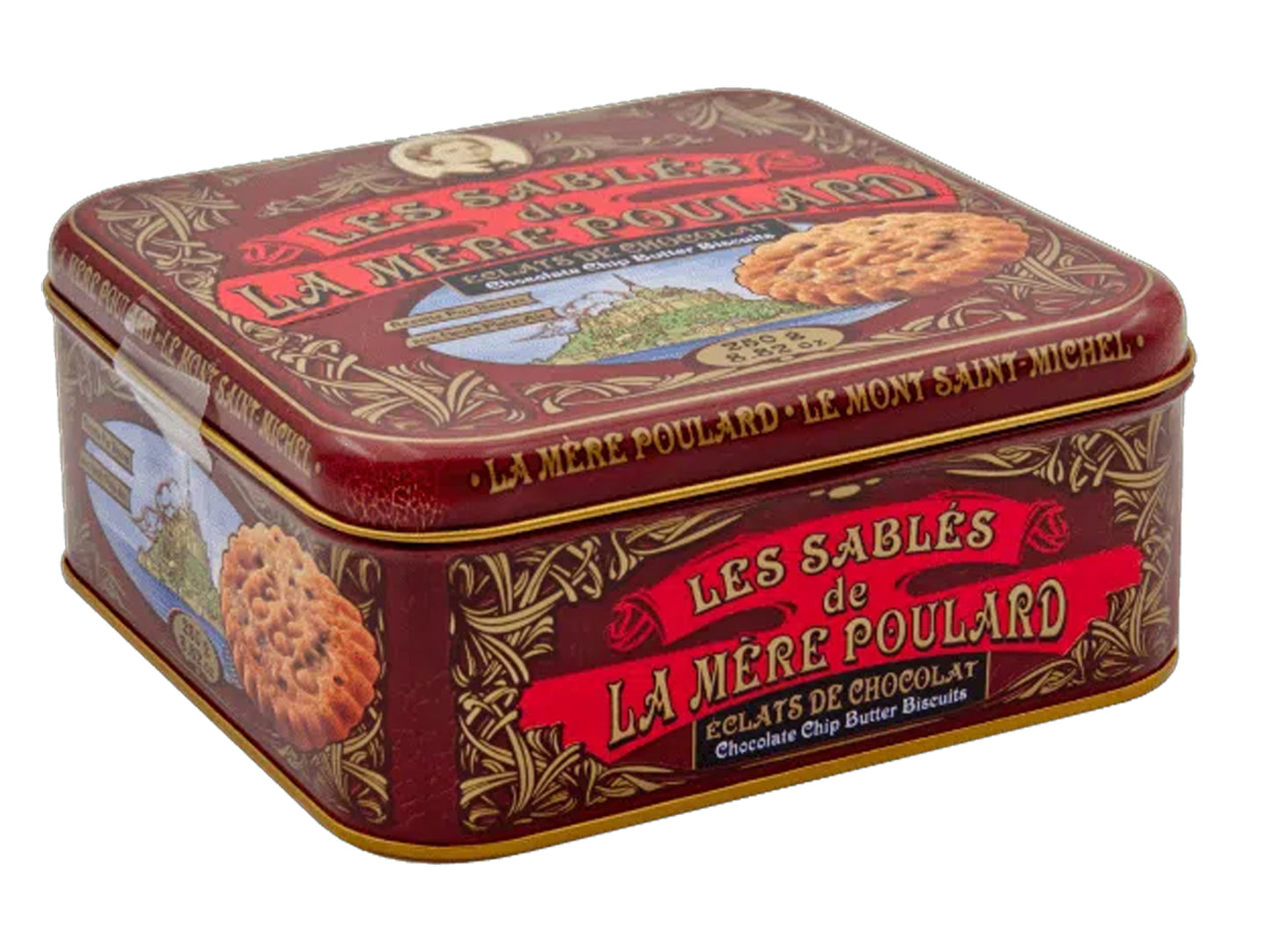 LATTINA DI BISCOTTI SABLÉ CON FRAMMENTI DI CIOCCOLATO - LA MÈRE POULARD