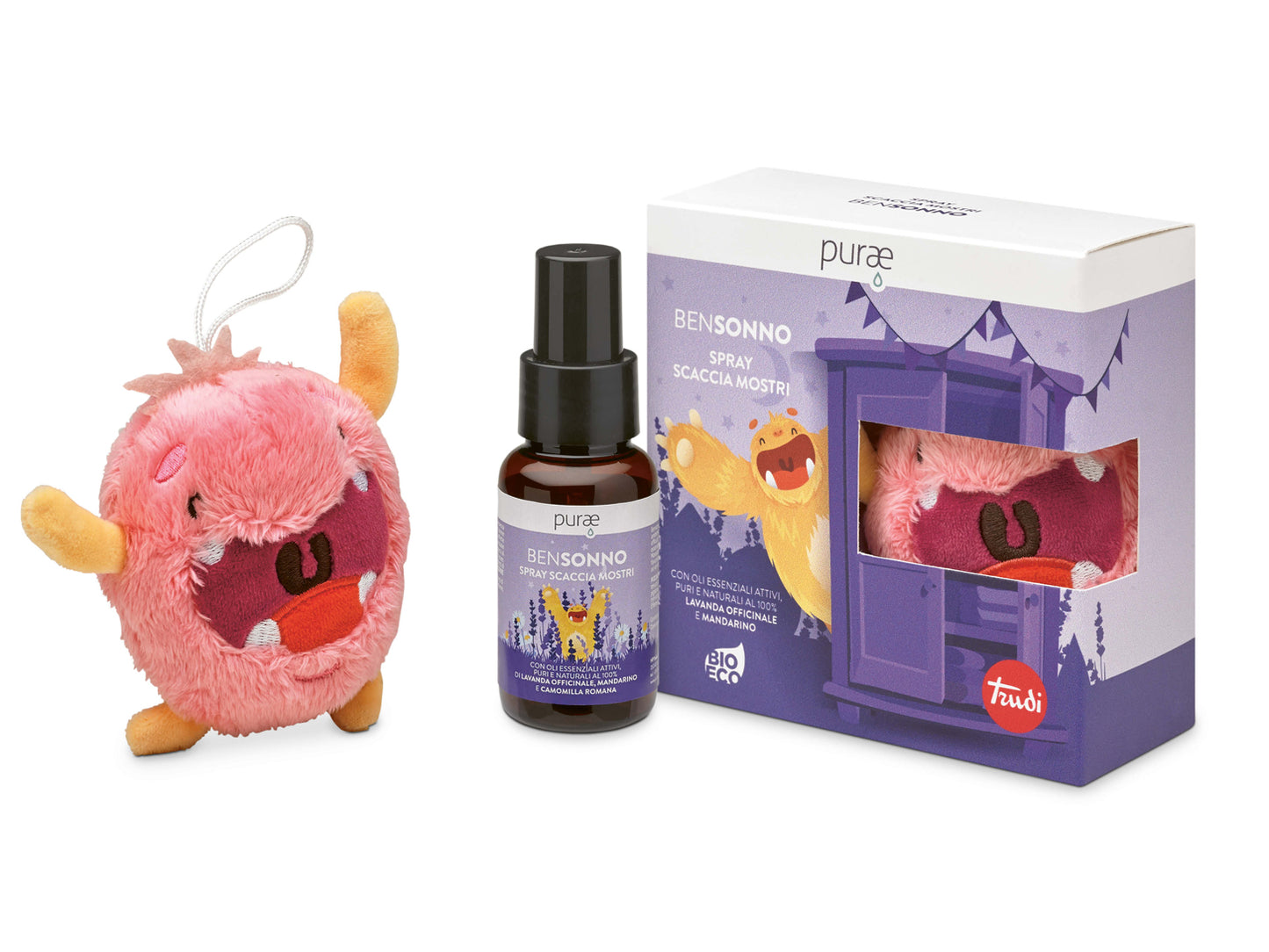 SCACCIAMOSTRI SPRAY PER BIMBI BENSONNO - ROSA - PURAE